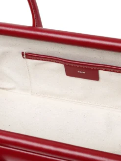 Boat Wide mini plum red