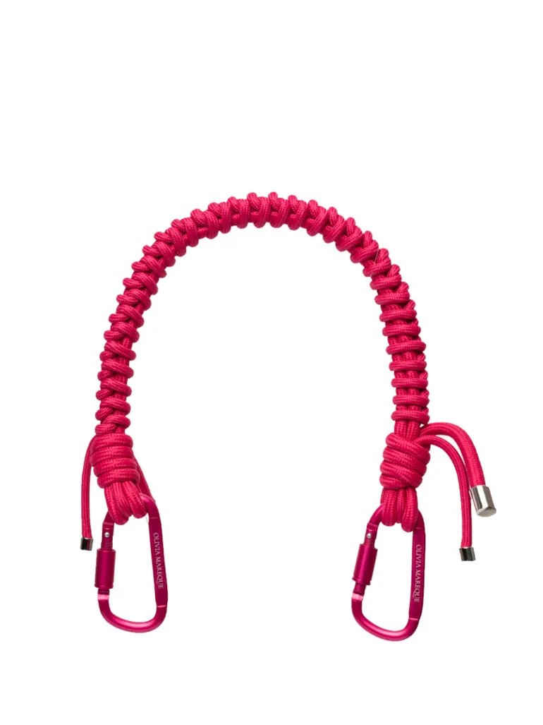 Correa nylon fucsia