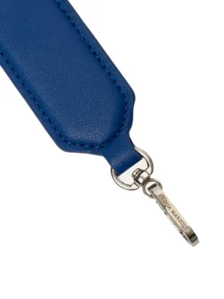 Correa piel azul klein