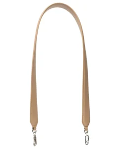 Correa piel beige