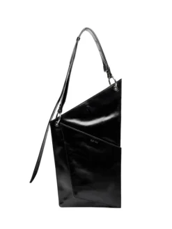 District black crash leather