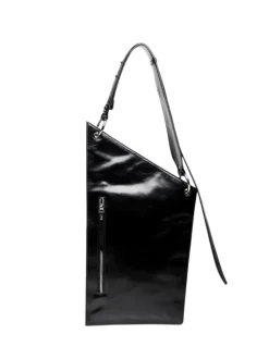 District black crash leather