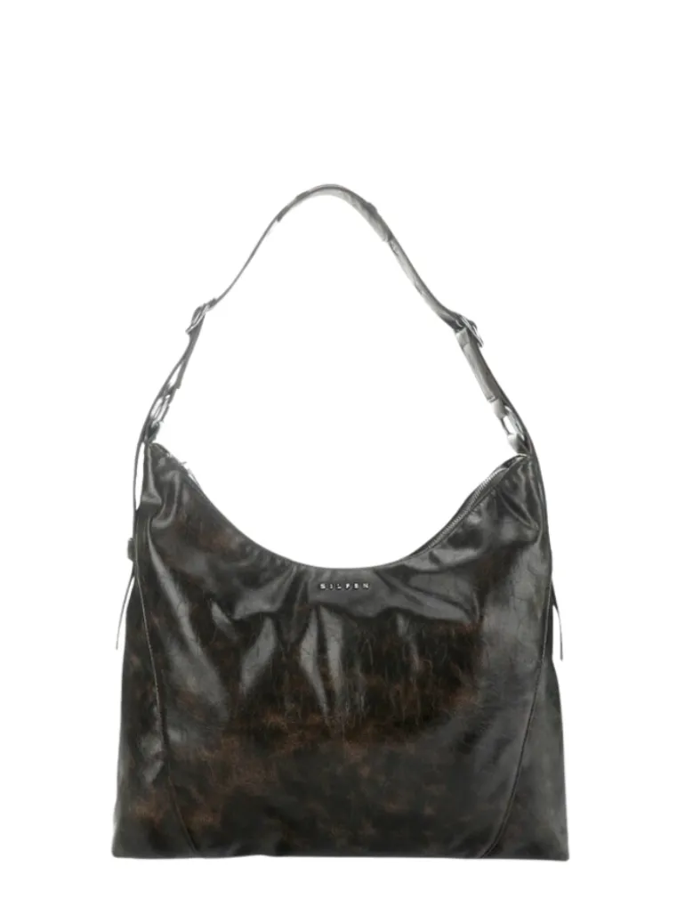 Ellie crossbody brown cracked