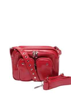 Ellie wrinkle bright red