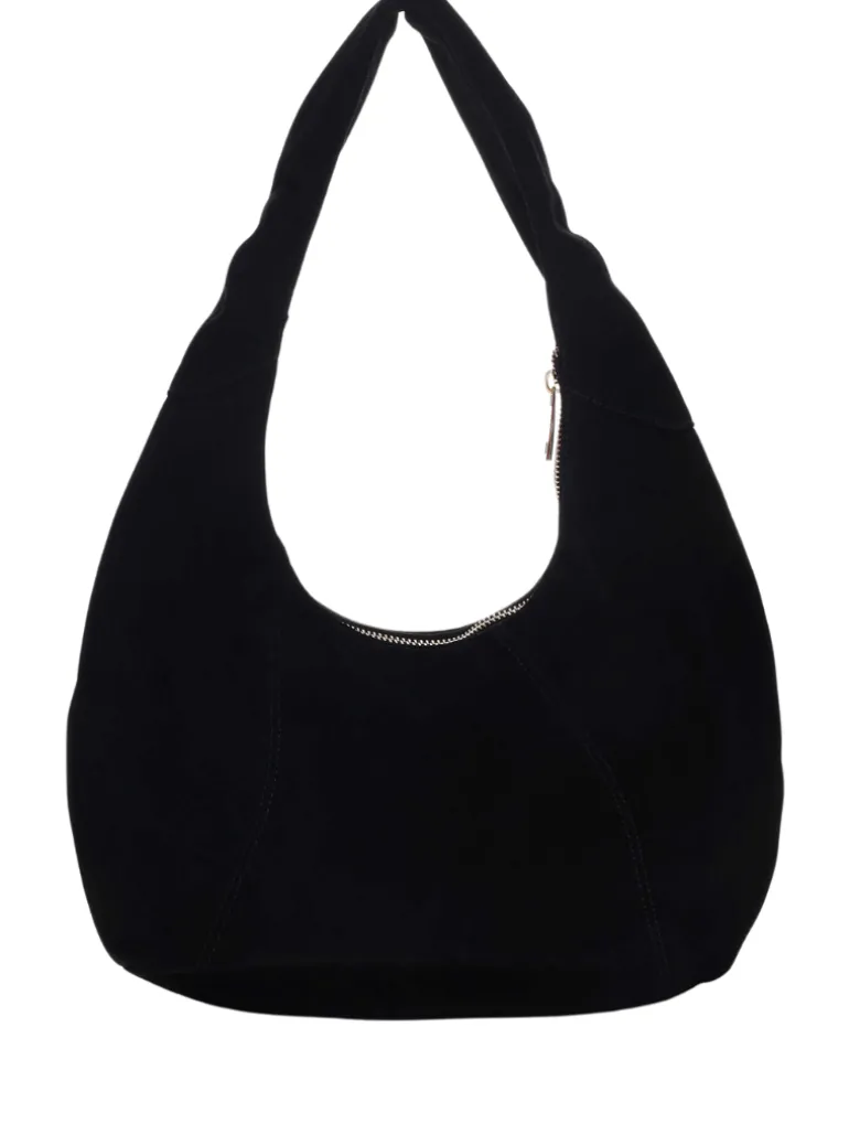 Gabi Suede Black w. Gold