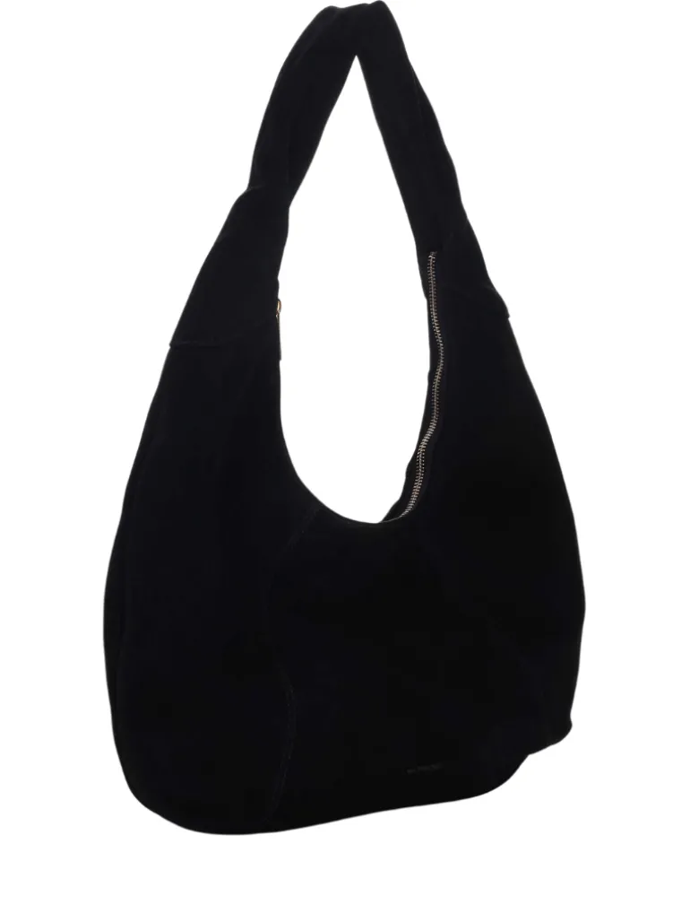 Gabi Suede Black w. Gold