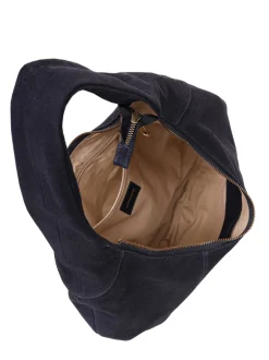 Gabi Suede Navy w. Gold