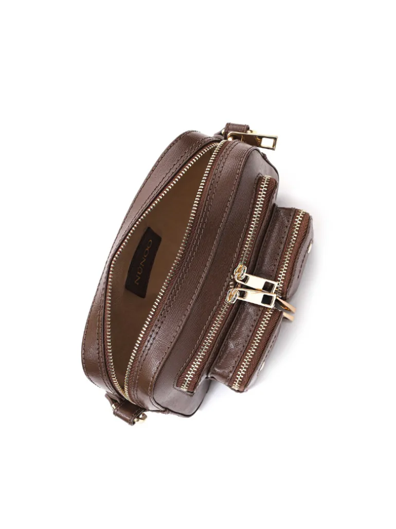 Helena Florence dark brown w. gold