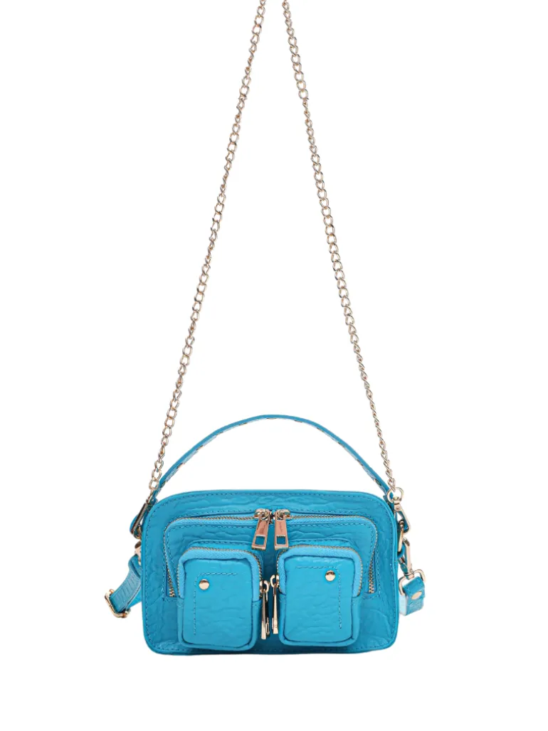 Helena New Zealand bright blue w. gold