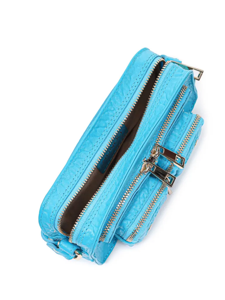 Helena New Zealand bright blue w. gold