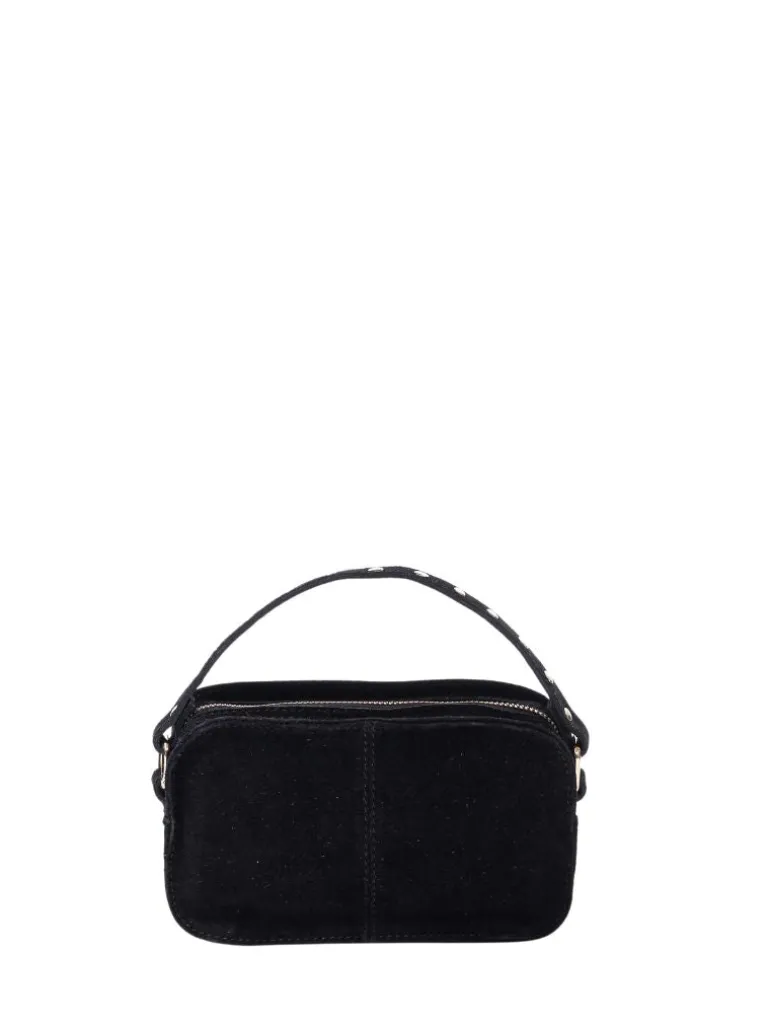 Helena Suede black w. gold