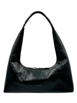 Hobo large black pull up crinkle