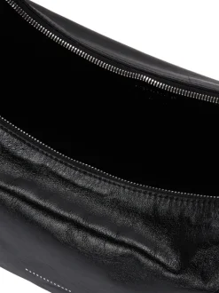 Hobo shoulder black glossy plain