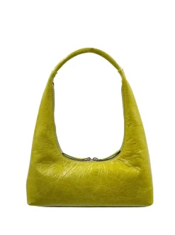 Hobo shoulder spring green pull up crinkle
