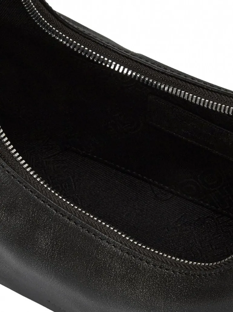 Hobo shoulder washed black two-tone brushed