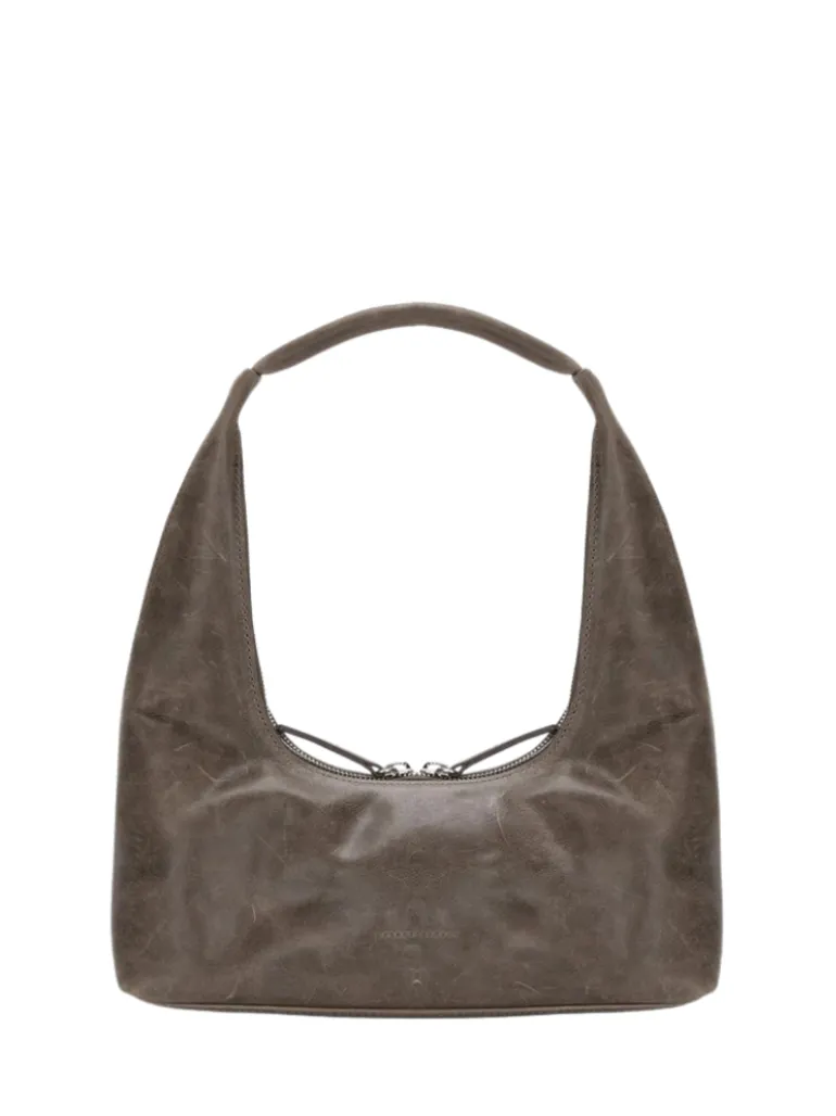 Hobo shoulder washed brown pull up