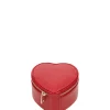 Jewelry Box Florence bright red w. gold