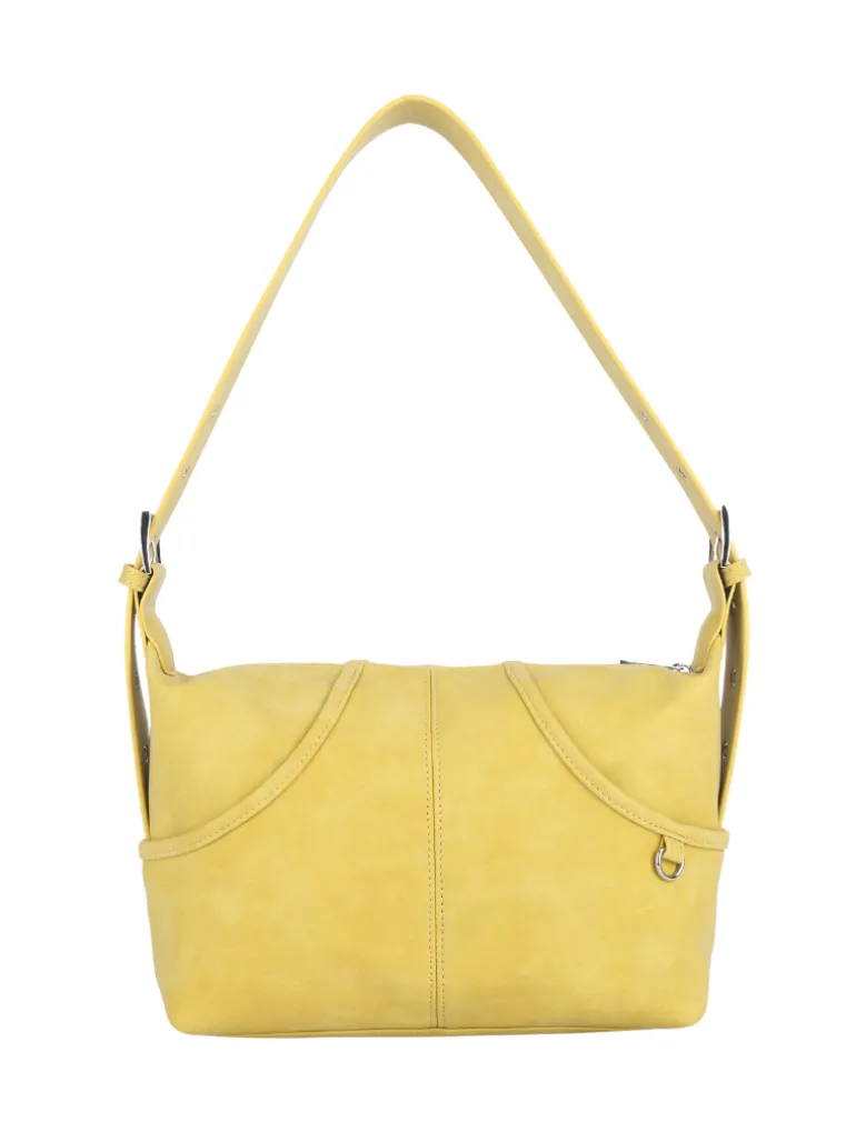 Joan shoulder chartreuse