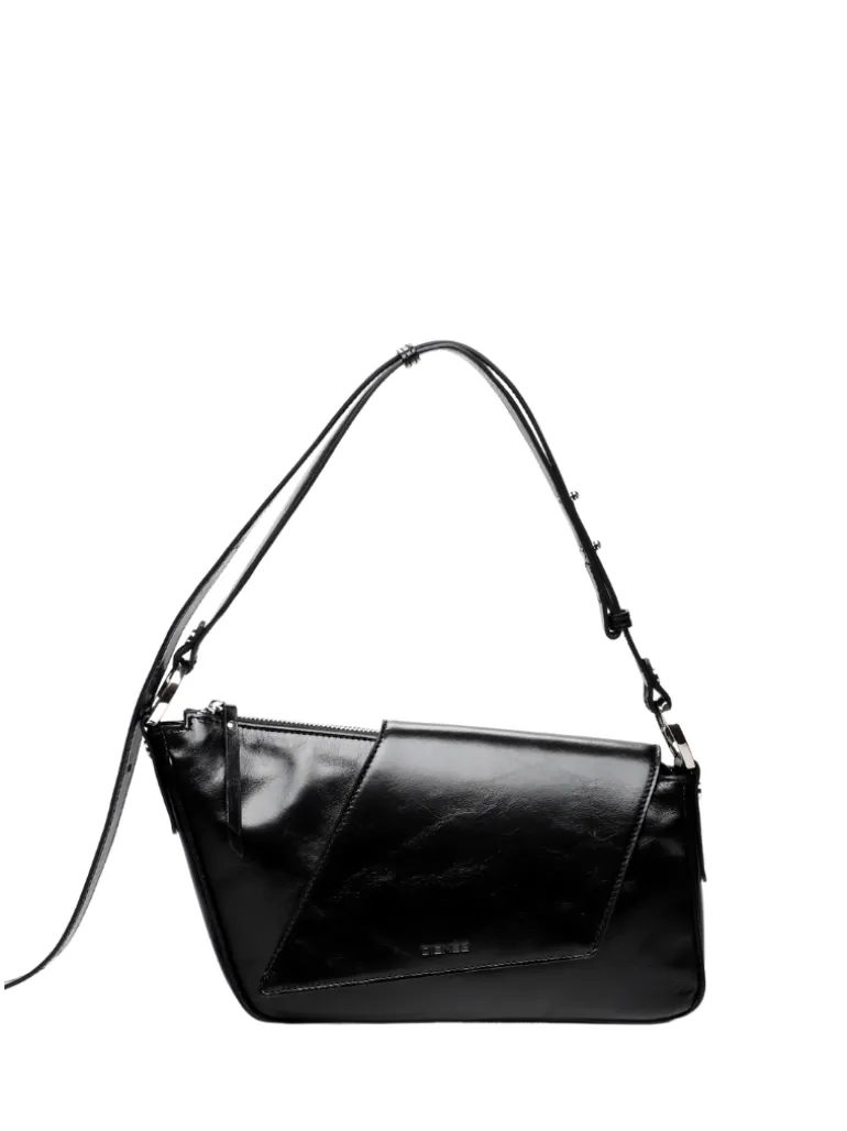 Lanzarote mini black crash leather