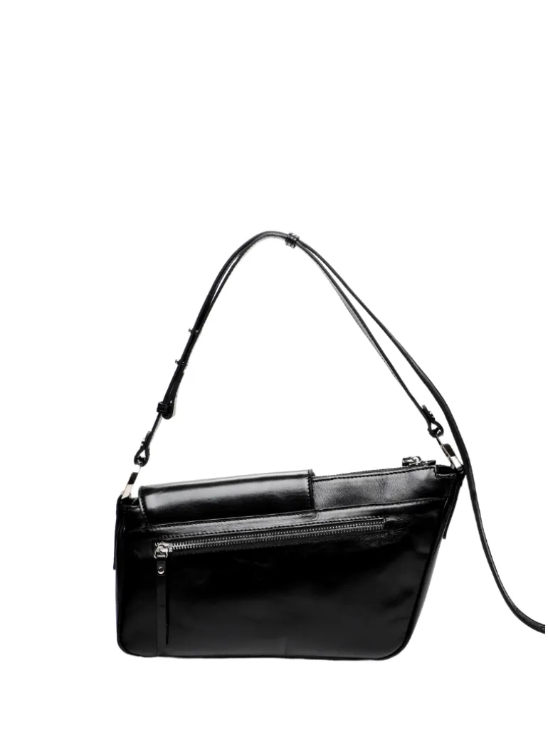 Lanzarote mini black crash leather