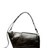 Lanzarote mini olive crash leather