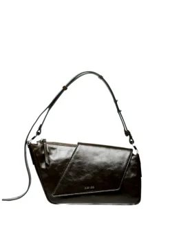 Lanzarote mini olive crash leather