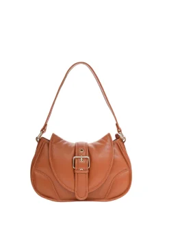 Maria Puffed sheep cognac w.gold
