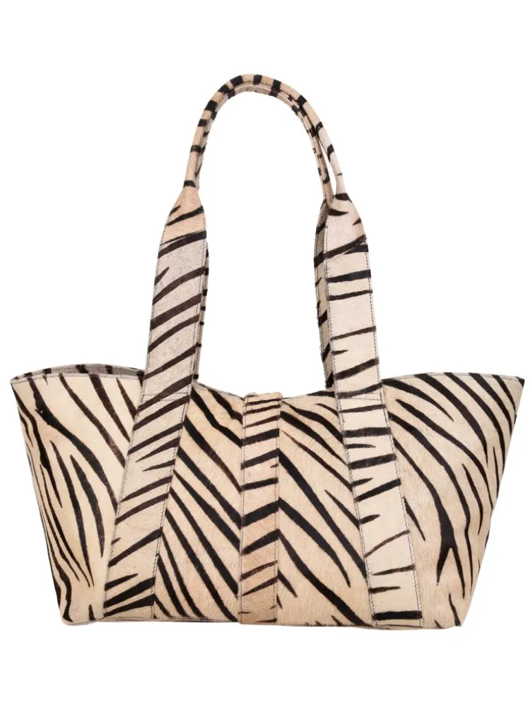Maxi Shopper Brown Stripes Deluxe
