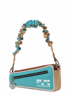 Ocaña Baguette bag blue color block
