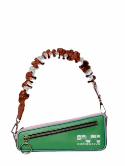 Ocaña Baguette bag green color block