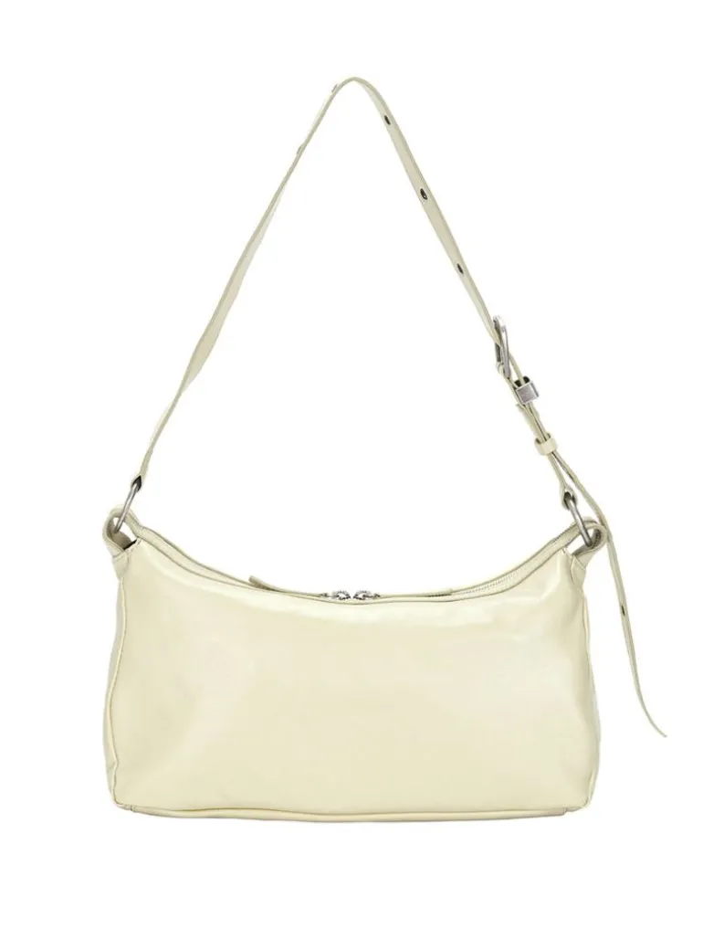 Outpocket Hobo blond wood glossy plain