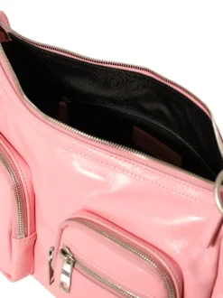 Outpocket Hobo candy pink glossy plain