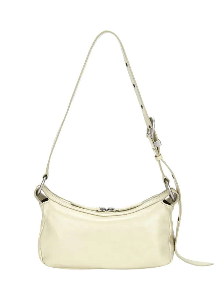 Outpocket Hobo Mini blond wood glossy plain