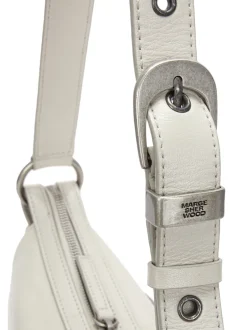 Outpocket Hobo Mini cream glossy plain