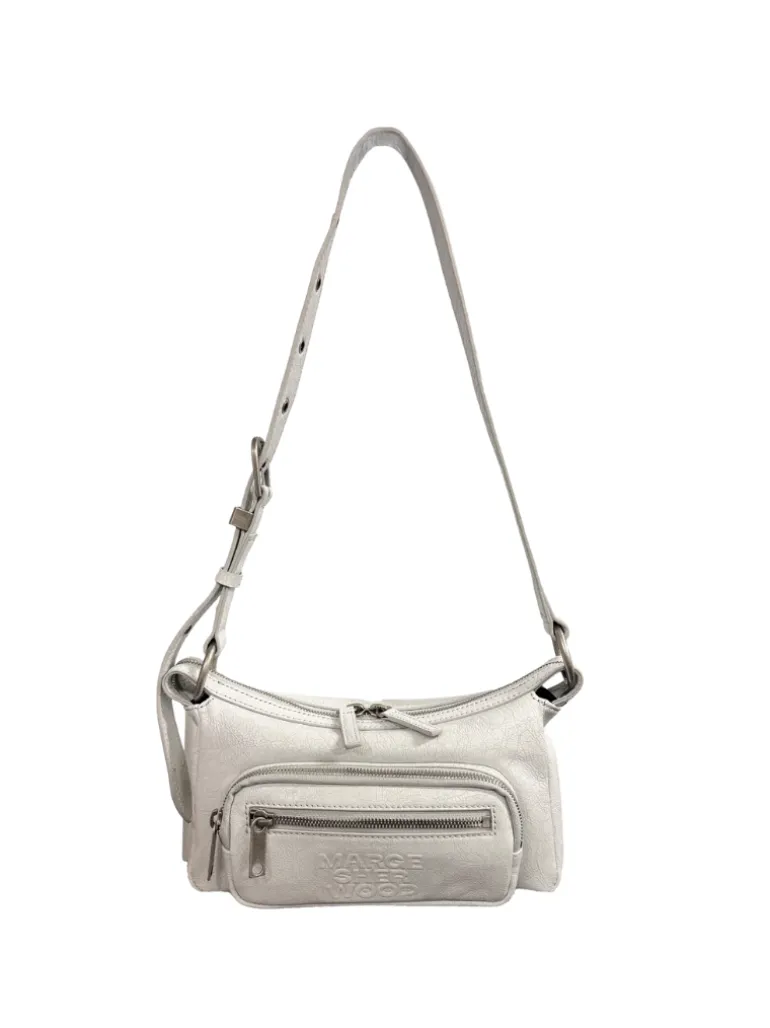 Outpocket Hobo Mini off white cracked