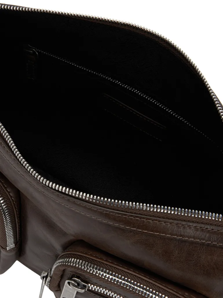 Outpocket Hobo washed brown pull-up