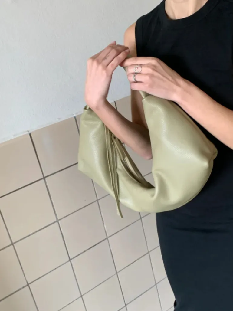 Slouchy Shoulder Bag pistachio