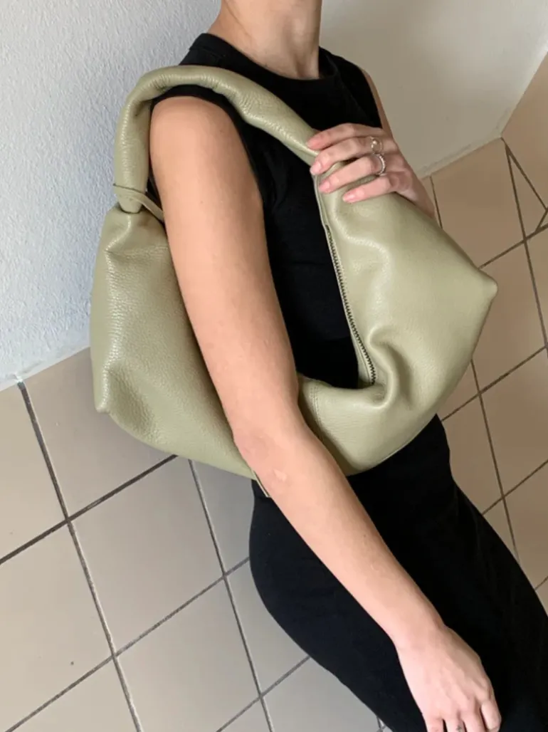 Slouchy Shoulder Bag pistachio