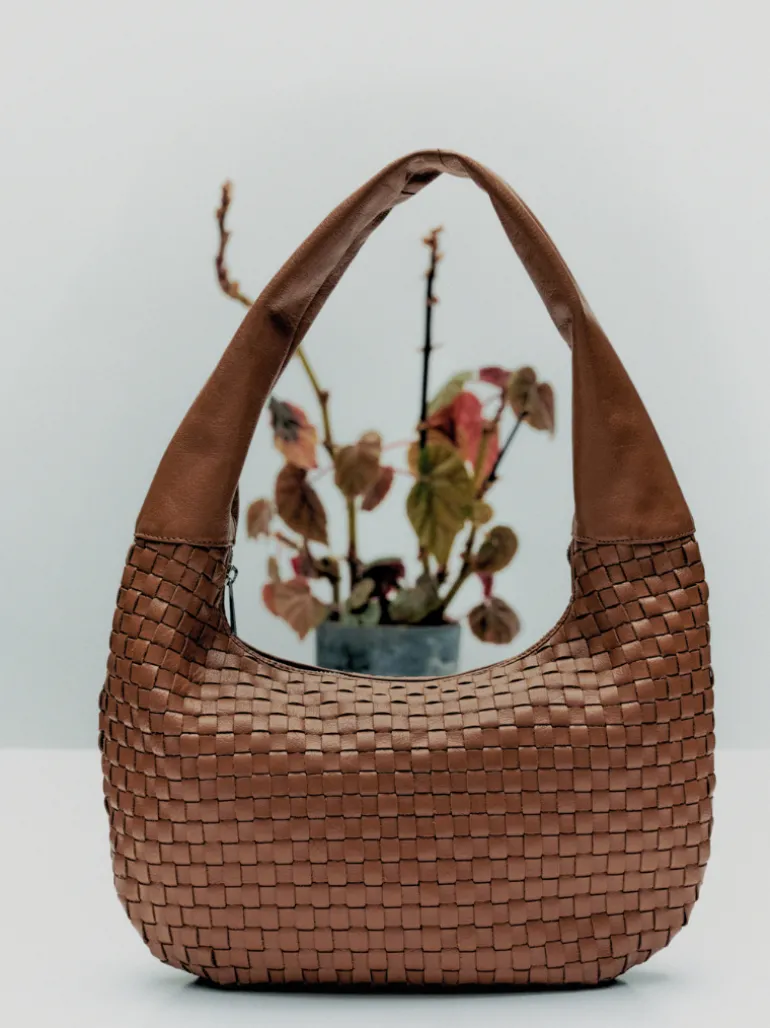 Small Gabi braided mountain cognac