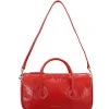 Zipper small apple red crinkle